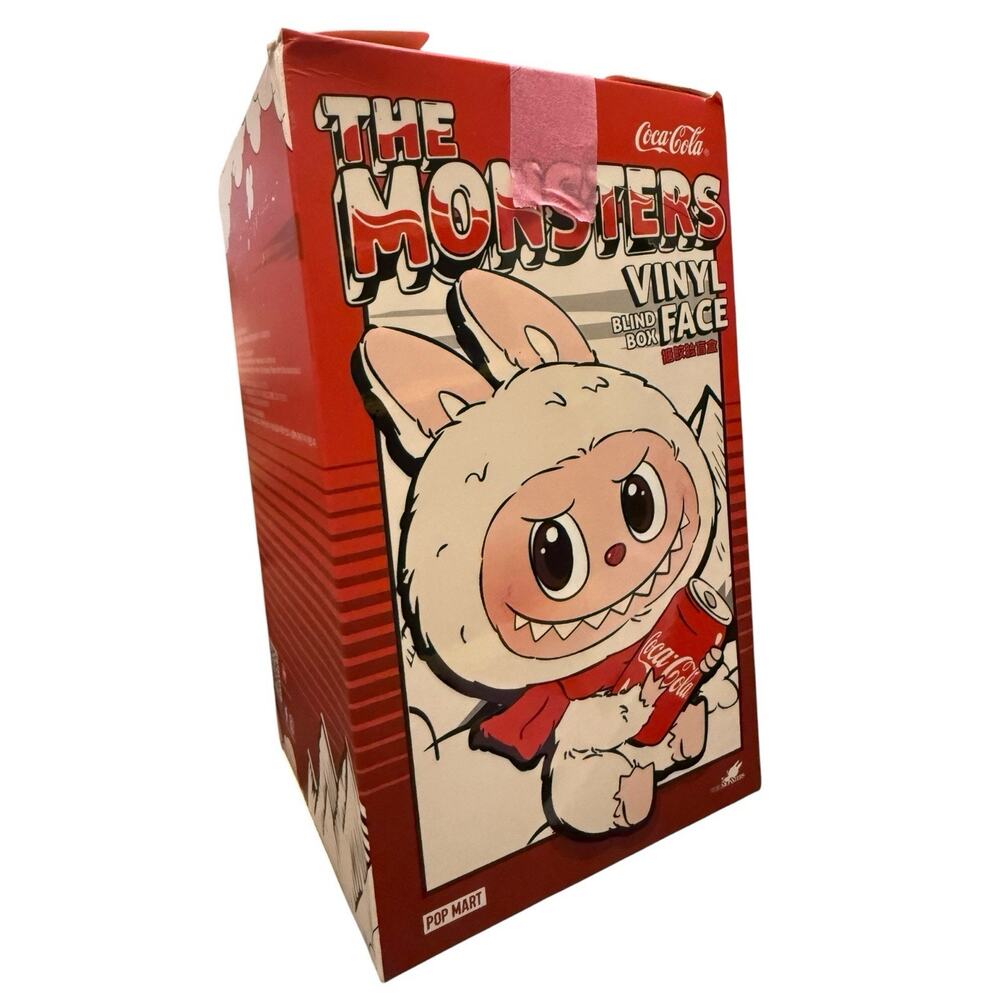 POP MART The Monsters Labubu Coca-Cola Plush Pendant Surprise Shake Authentic - Picture 3 of 4